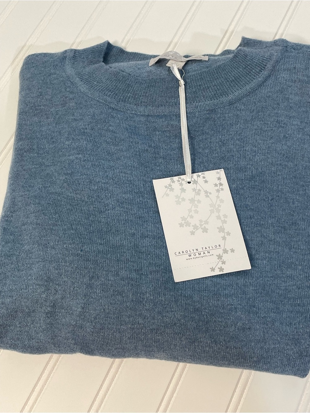 Carolyn Taylor Woman 3x Blue Sweater